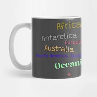 the & continents Mug